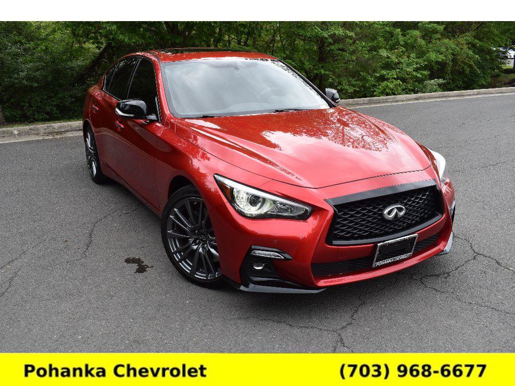 Used 2021 INFINITI Q50 Red Sport 400 w/ Proactive Package AWD/4WD image 1