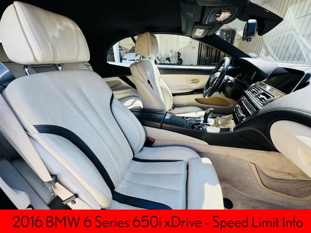 Used 2016 BMW 650i xDrive Convertible AWD/4WD image 25