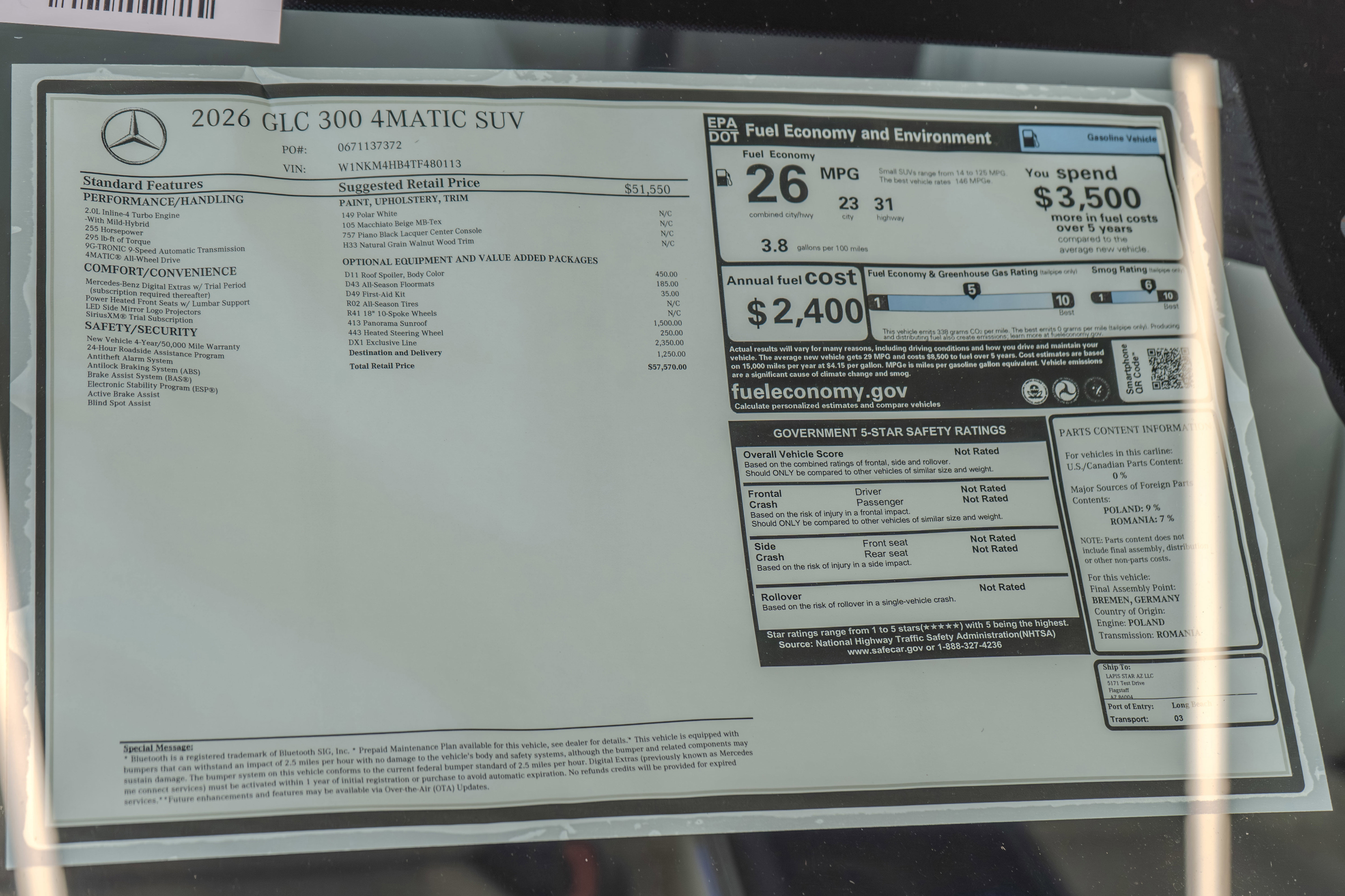 New 2026 Mercedes-Benz GLC 300 4MATIC image 36