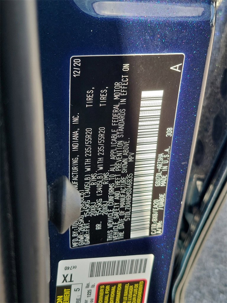 Used 2021 Toyota Highlander XSE image 35