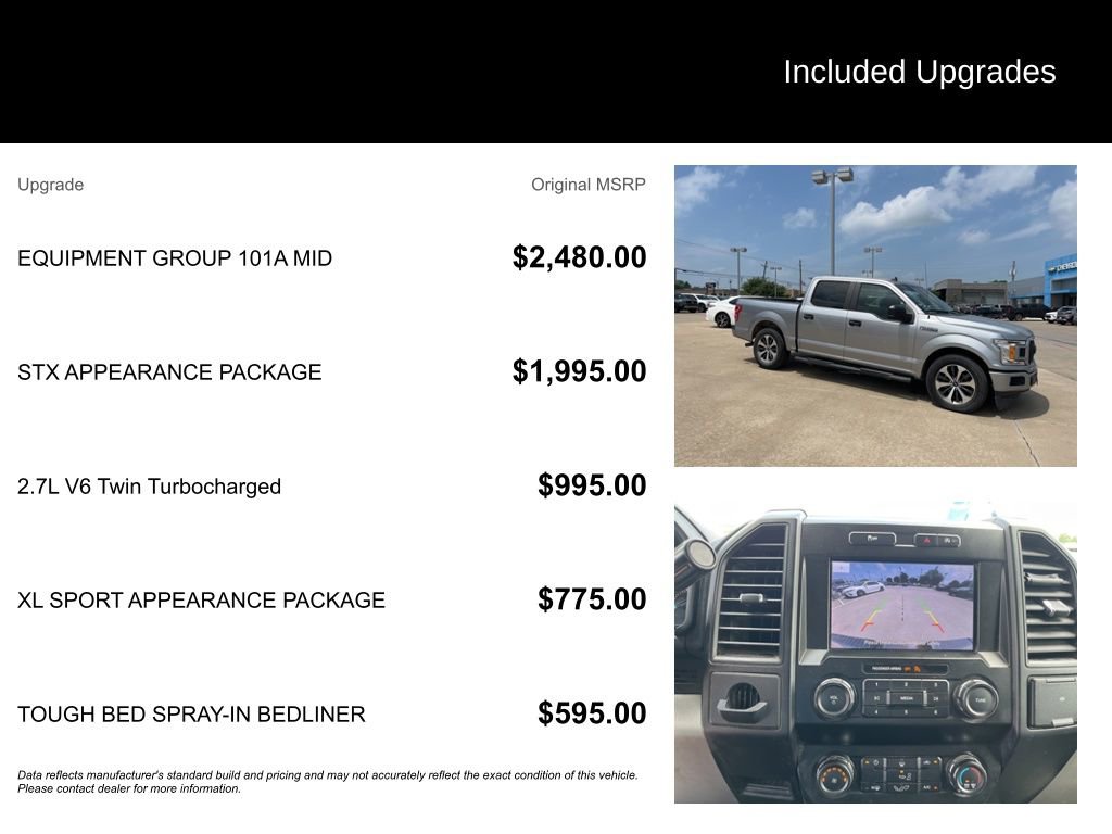 Used 2020 Ford F150 XL w/ Equipment Group 101A Mid RWD image 5