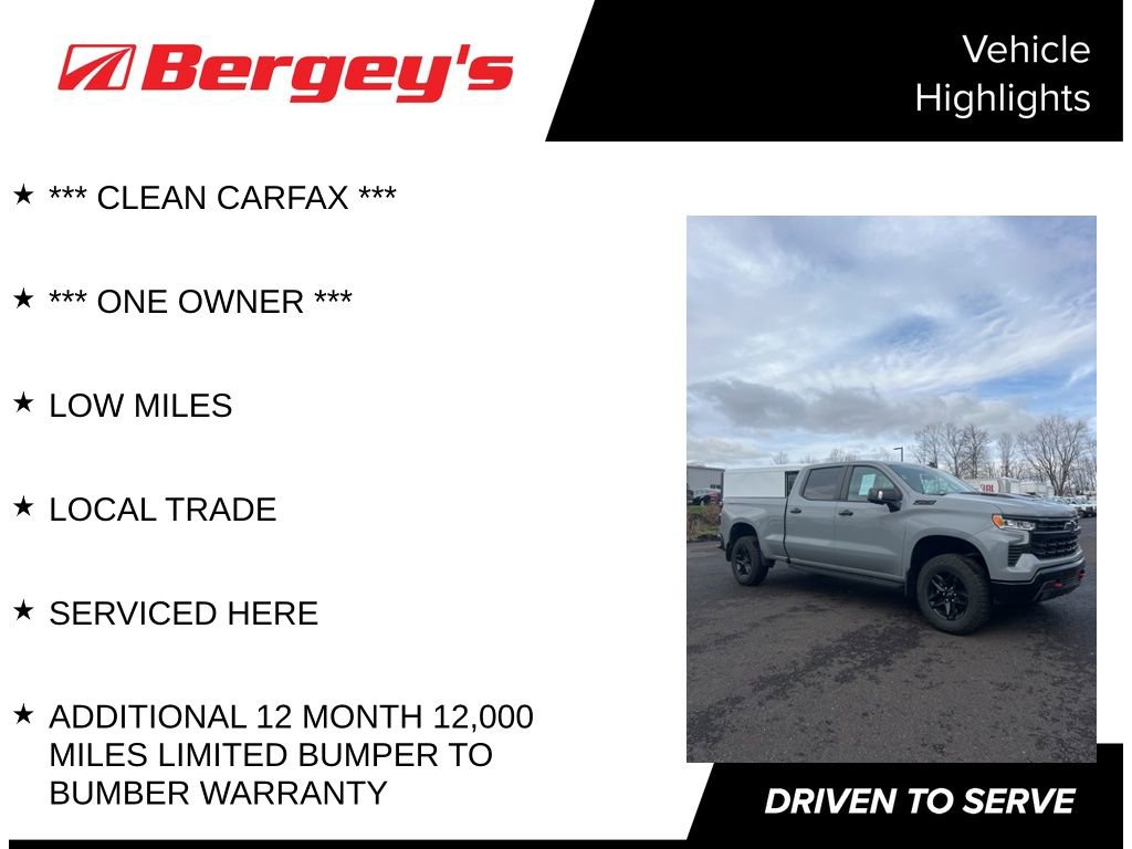 Used 2024 Chevrolet Silverado 1500 LT Trail Boss AWD/4WD image 4