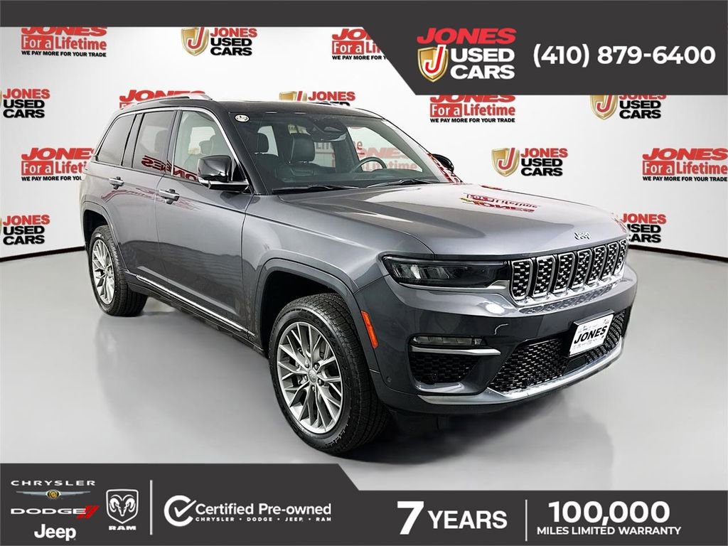 Used 2022 Jeep Grand Cherokee Summit AWD/4WD image 1