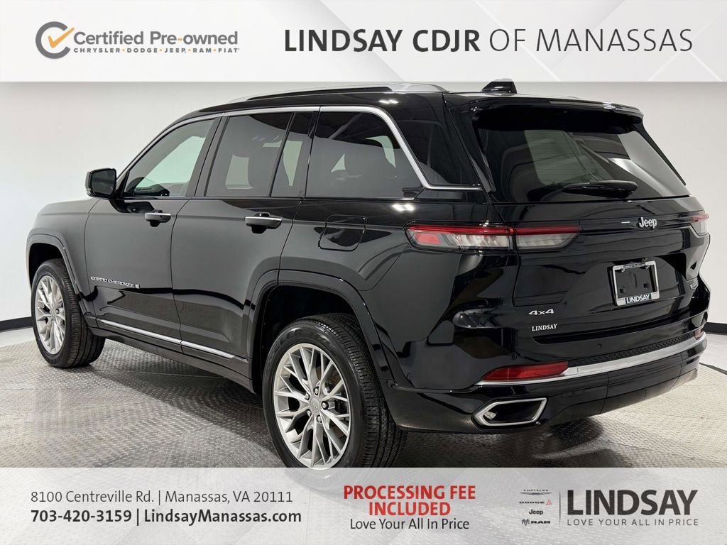 Certified 2022 Jeep Grand Cherokee Summit w/ Luxury Tech Group V AWD/4WD image 6