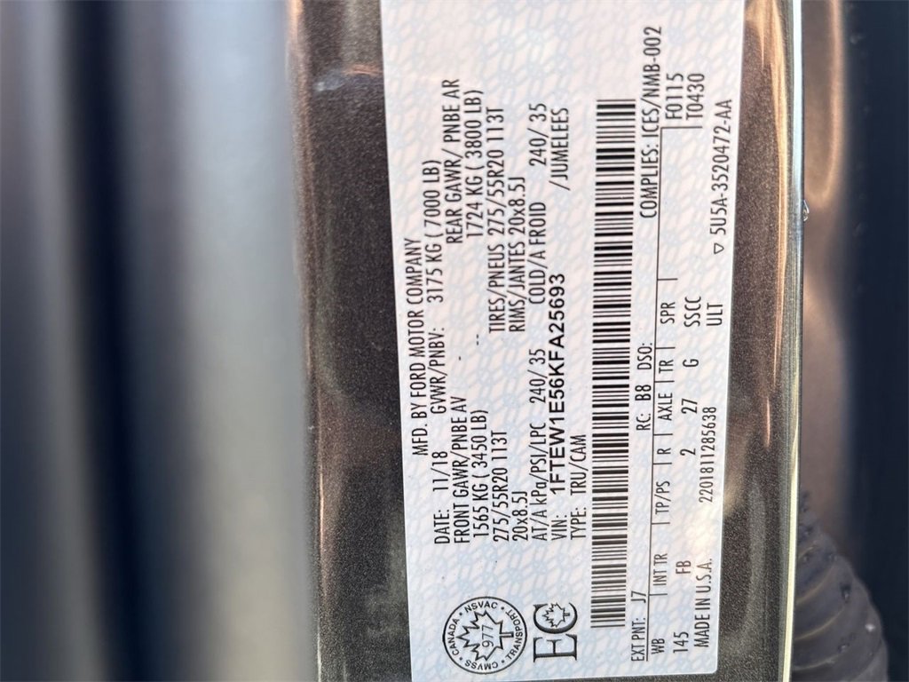 Used 2019 Ford F150 XLT w/ Equipment Group 302A Luxury image 15