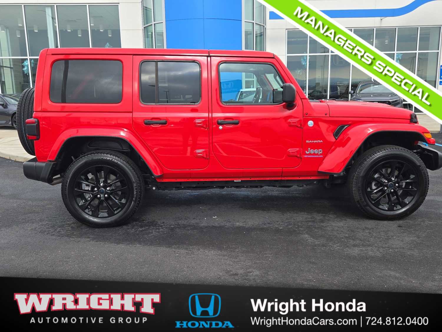 Used 2024 Jeep Wrangler Sahara w/ Technology Group image 1