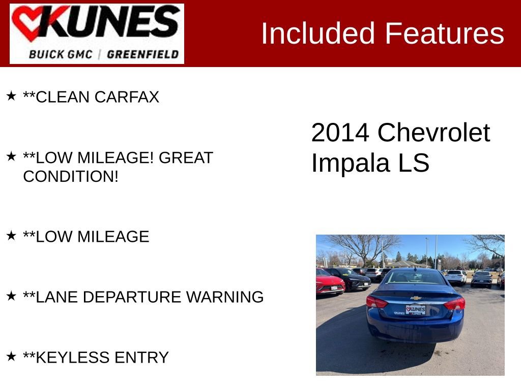 Used 2014 Chevrolet Impala LS image 3
