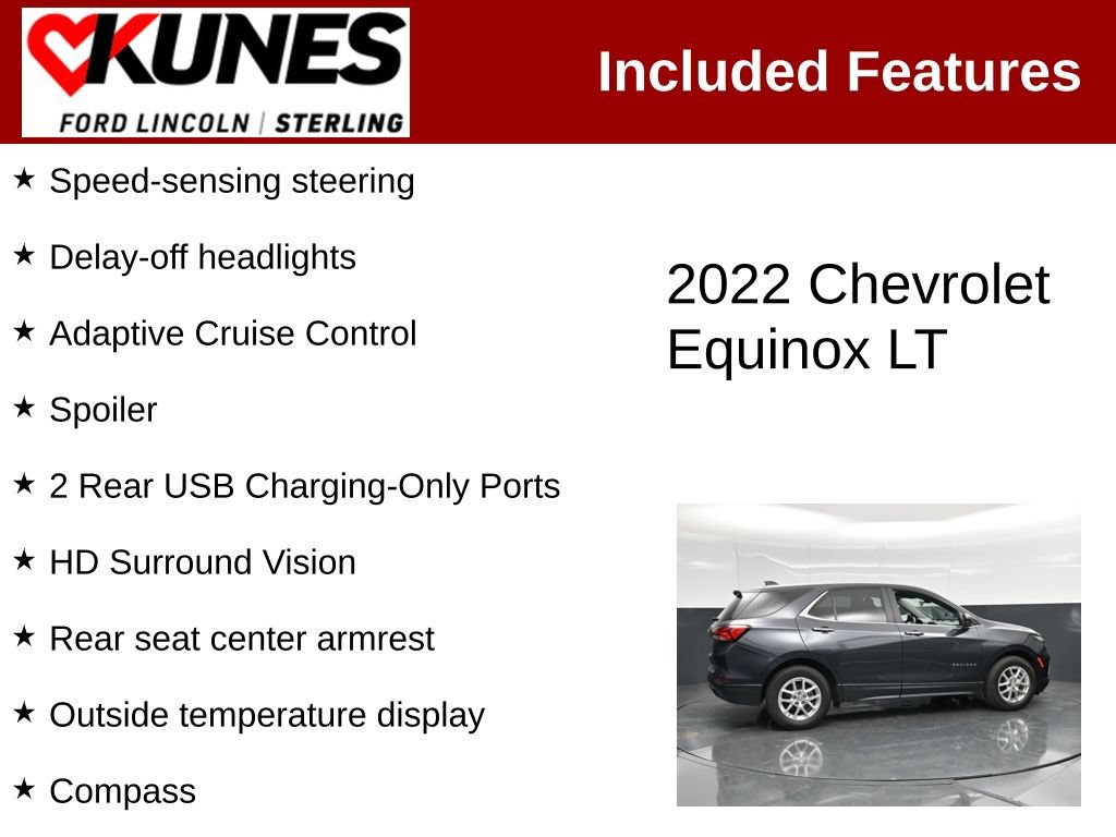 Used 2022 Chevrolet Equinox LT FWD image 3