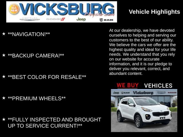 Used 2017 Kia Sportage EX w/ EX Technology Package AWD/4WD image 7