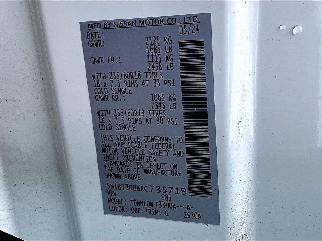Certified 2024 Nissan Rogue SV AWD/4WD image 34