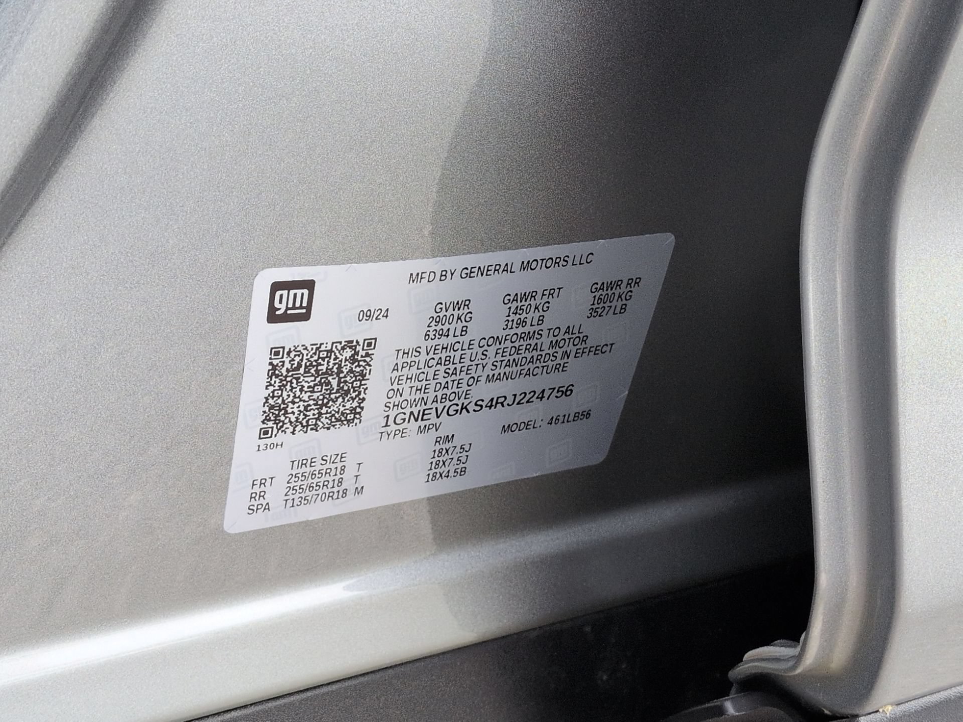 Certified 2024 Chevrolet Traverse LT w/ Trailering Package AWD/4WD image 34