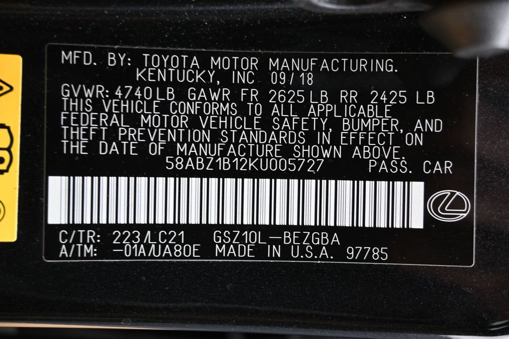 Used 2019 Lexus ES 350 Ultra Luxury w/ Accessory Package 2 FWD image 44