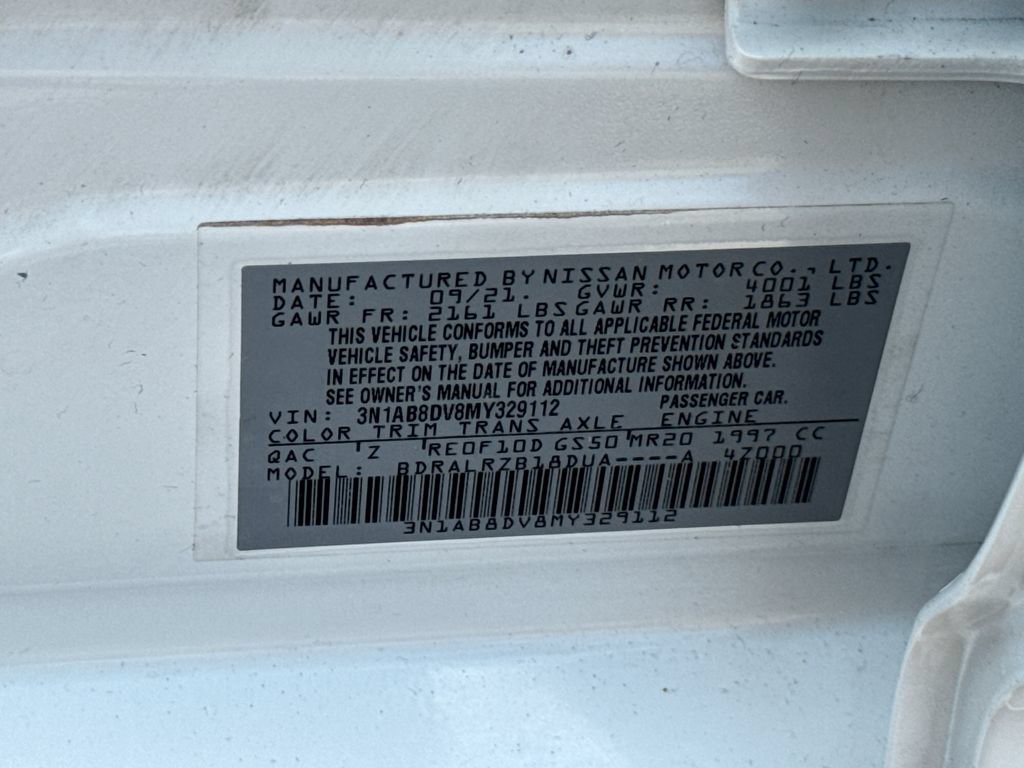 Used 2021 Nissan Sentra SR w/ Trunk Package FWD image 45