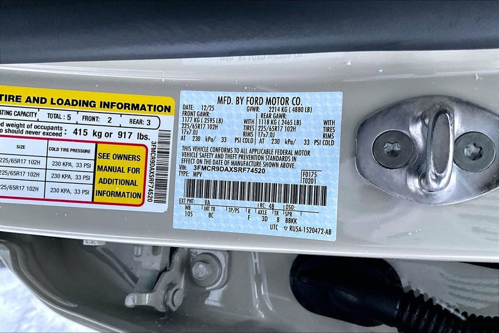 New 2025 Ford Bronco Sport Badlands w/ Badlands Tech Package image 12