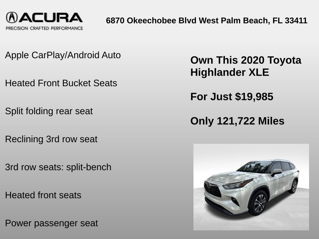 Used 2020 Toyota Highlander XLE FWD image 18
