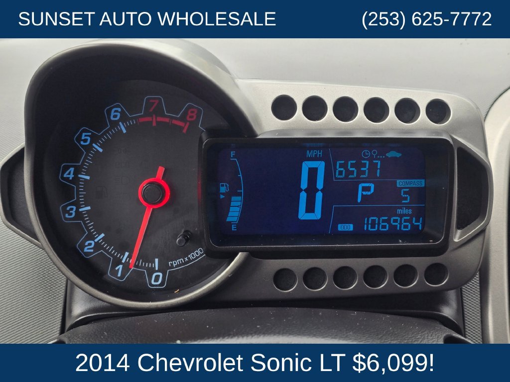 Used 2014 Chevrolet Sonic LT w/ Wheels and Fog Lamp Package FWD image 24