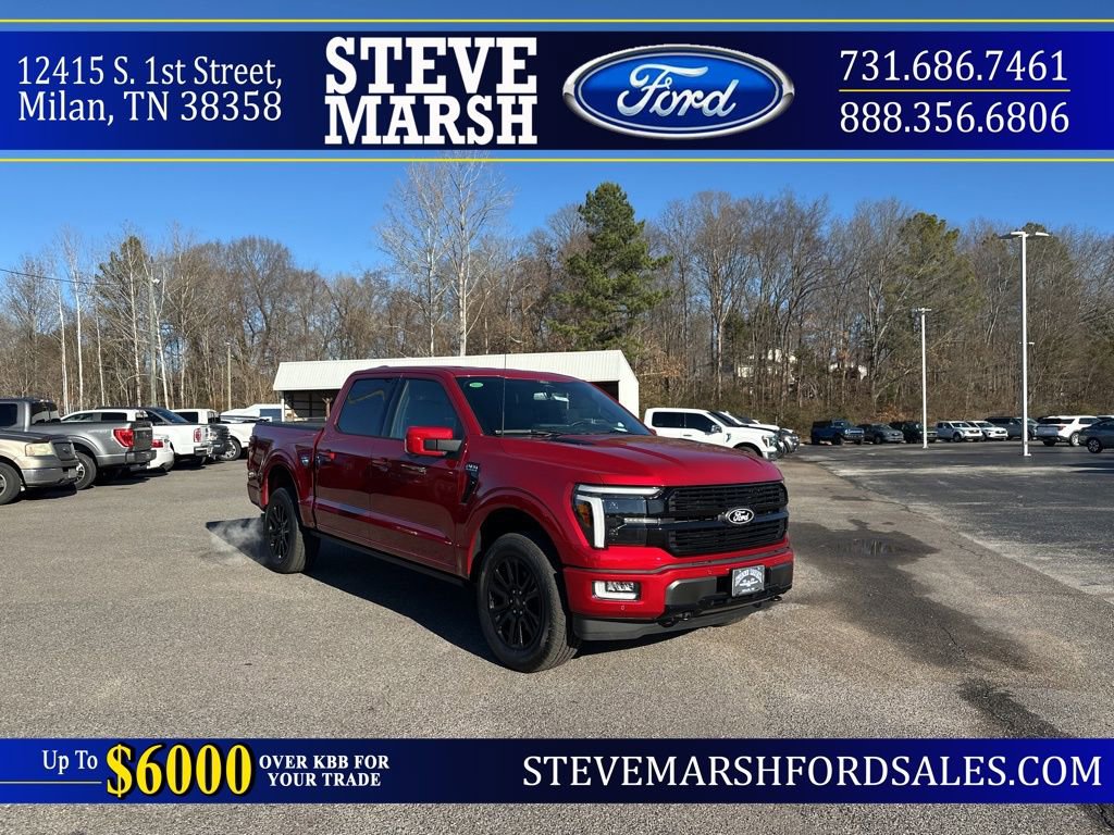 New 2025 Ford F150 Platinum w/ FX4 Off-Road Package