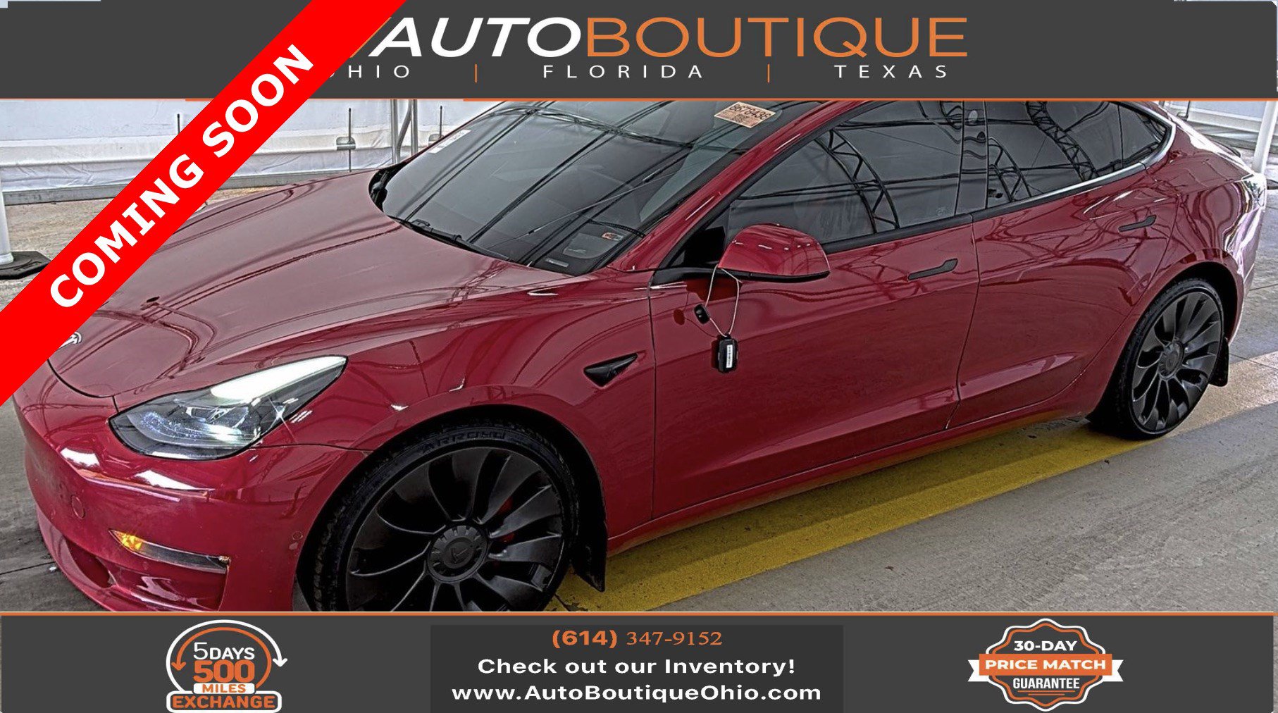 Used 2022 Tesla Model 3 Performance AWD/4WD image 1
