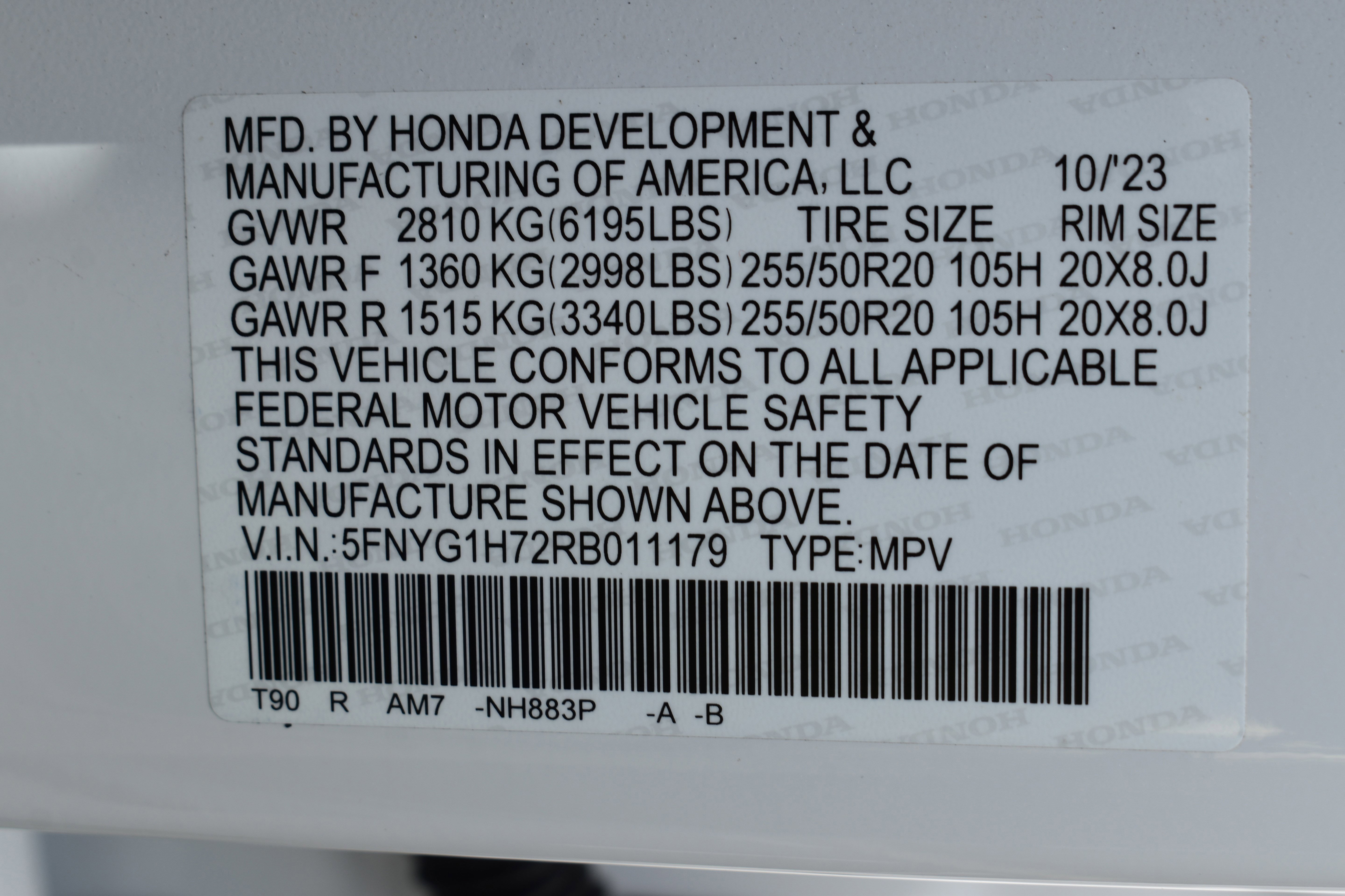 Certified 2024 Honda Pilot Touring image 43