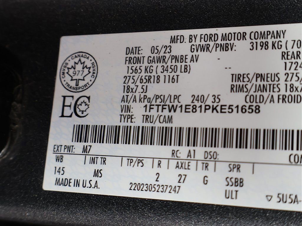 Used 2023 Ford F150 XLT w/ Equipment Group 301A Mid image 45