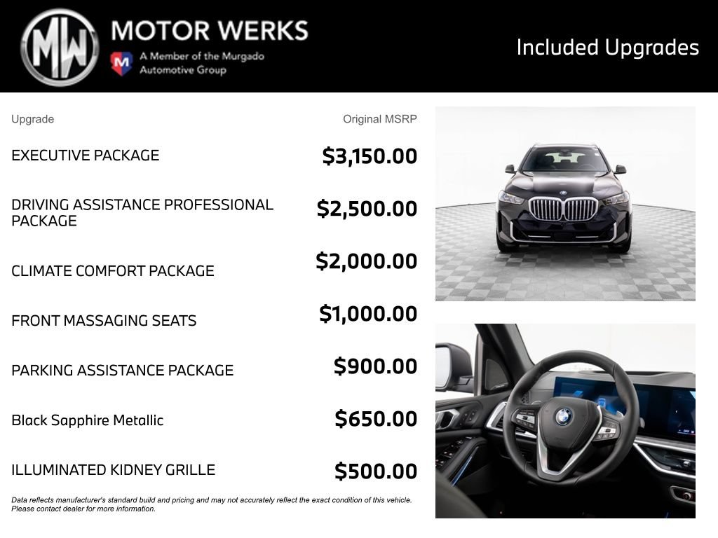 Used 2026 BMW X5 xDrive50e w/ Executive Package AWD/4WD image 4