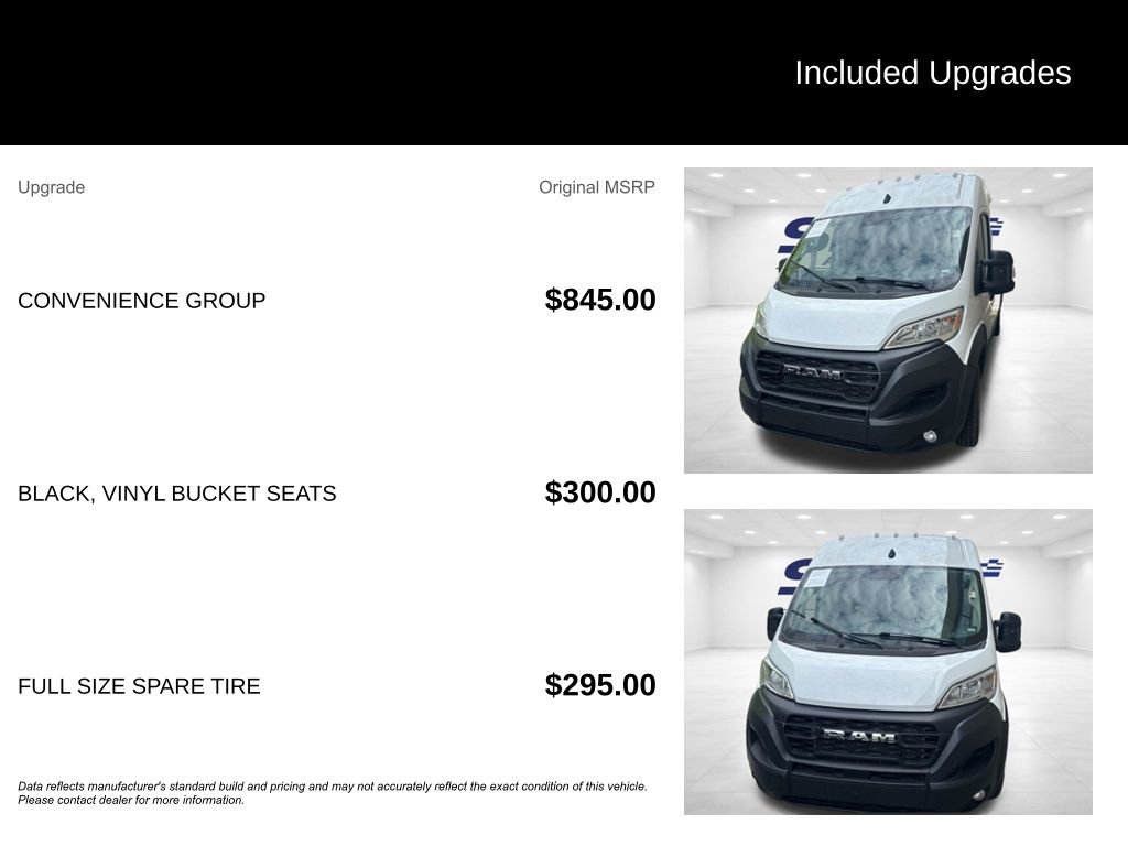 Used 2024 RAM ProMaster 2500 w/ Convenience Group image 2