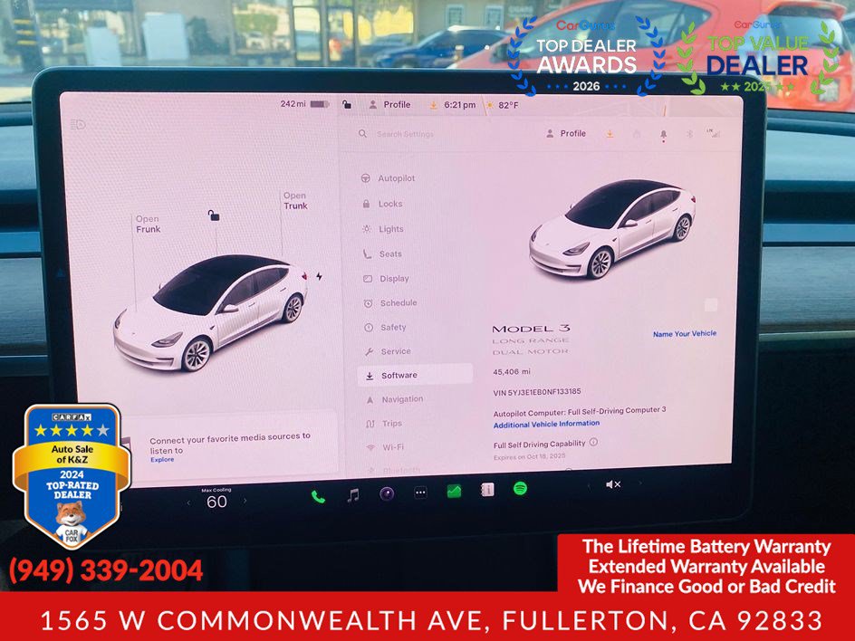 Used 2022 Tesla Model 3 Long Range AWD/4WD image 40