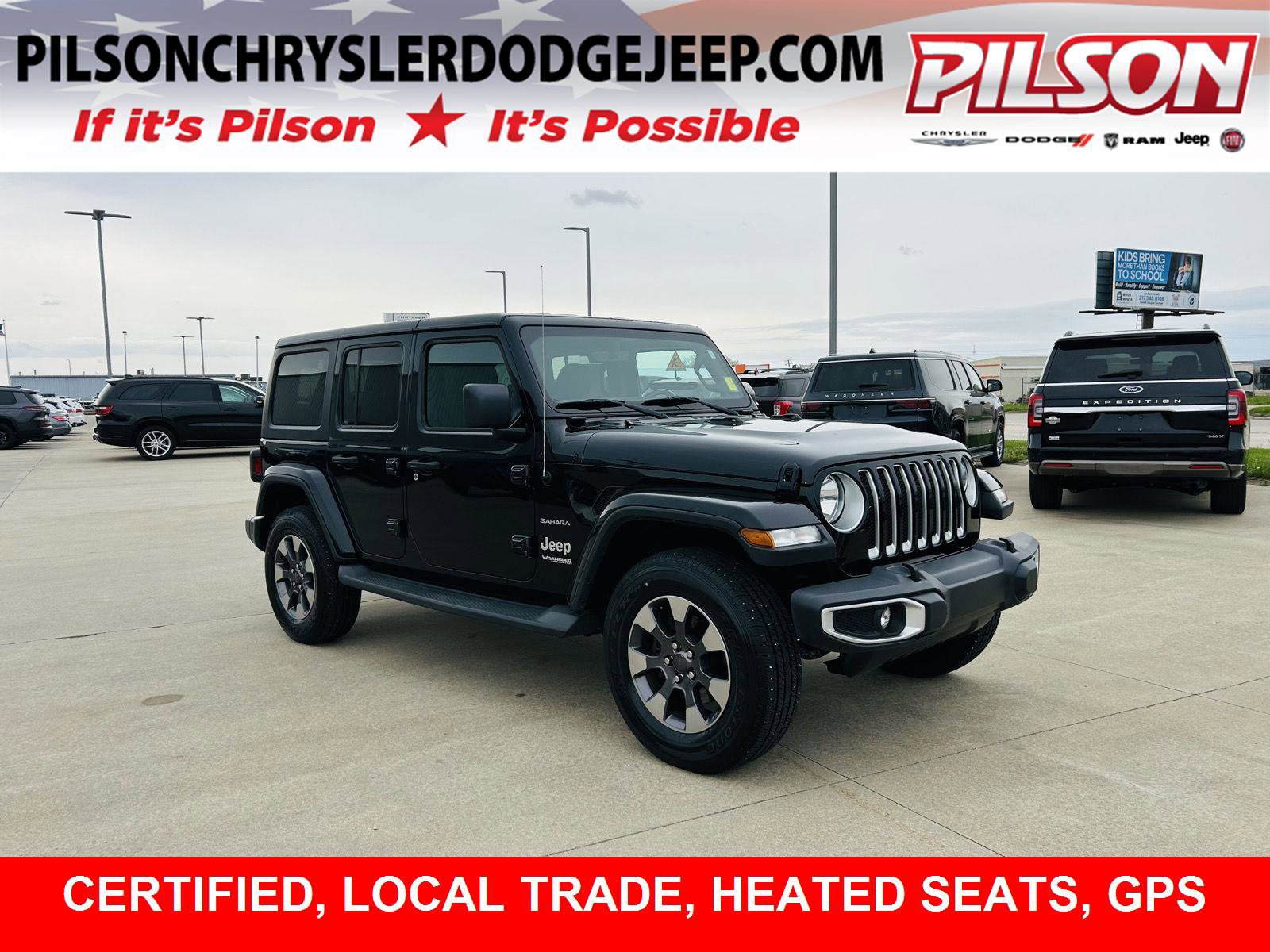 Used 2019 Jeep Wrangler Unlimited Sahara AWD/4WD image 1