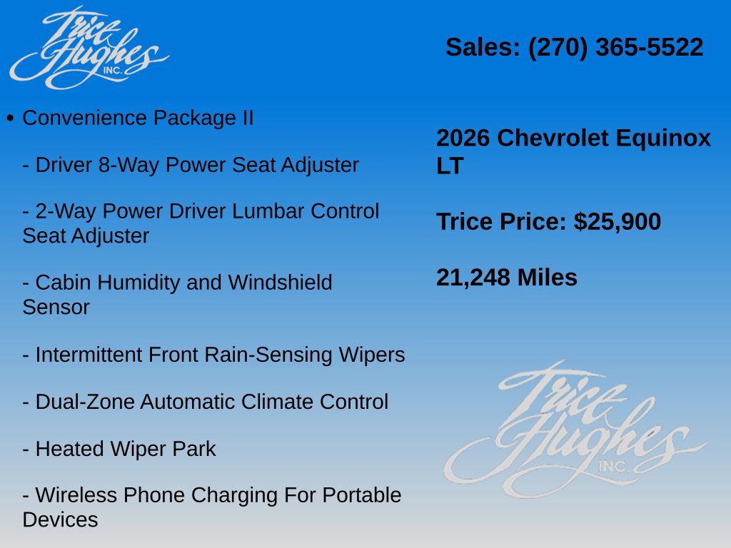 Used 2026 Chevrolet Equinox LT w/ Convenience Package II FWD image 7