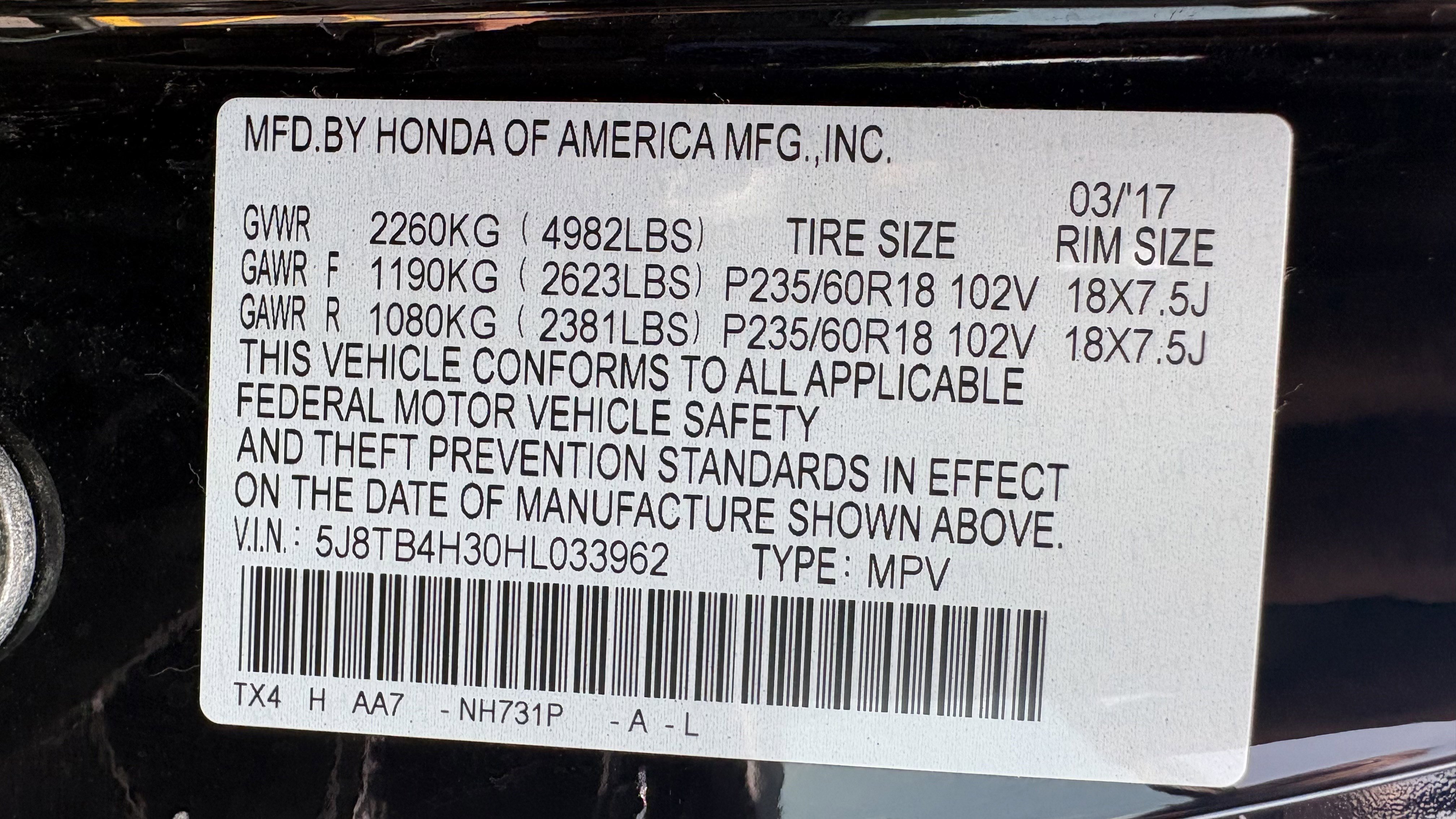 Used 2017 Acura RDX AWD image 16