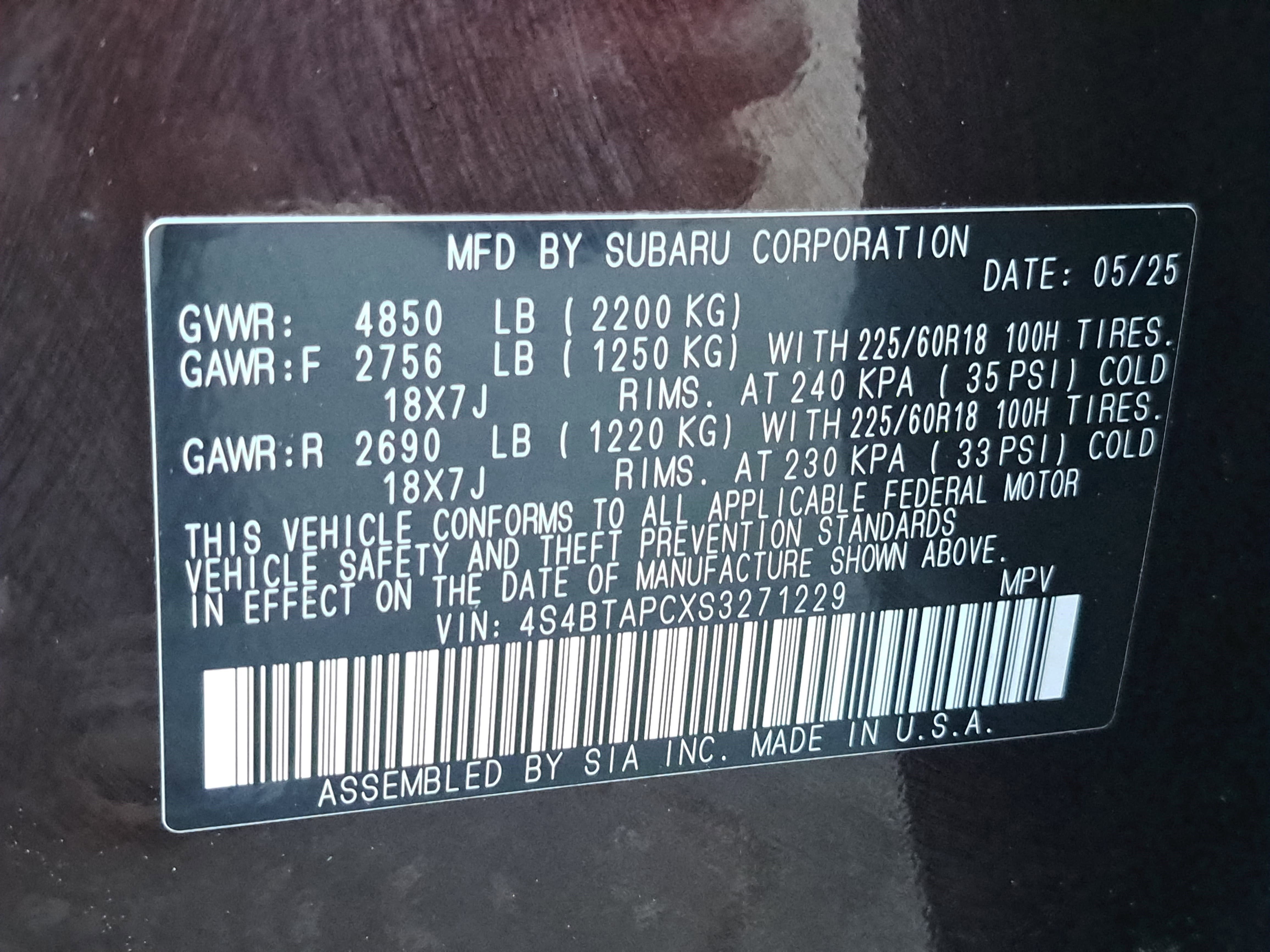 Used 2025 Subaru Outback Touring image 35