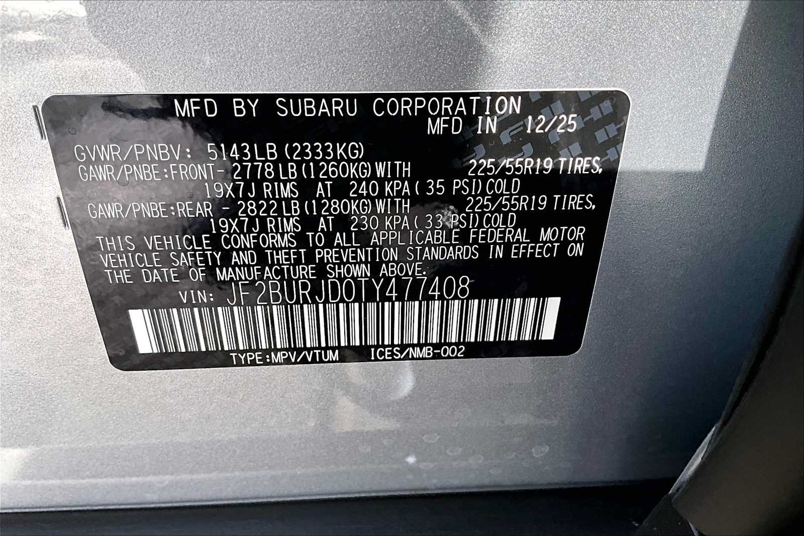 New 2026 Subaru Outback Touring XT AWD/4WD image 18