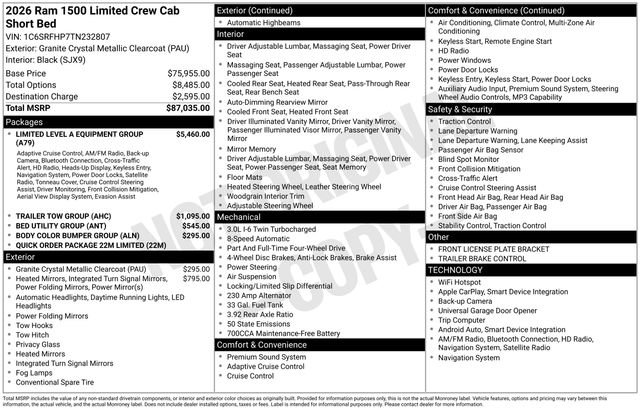 New 2026 RAM 1500 Limited image 5