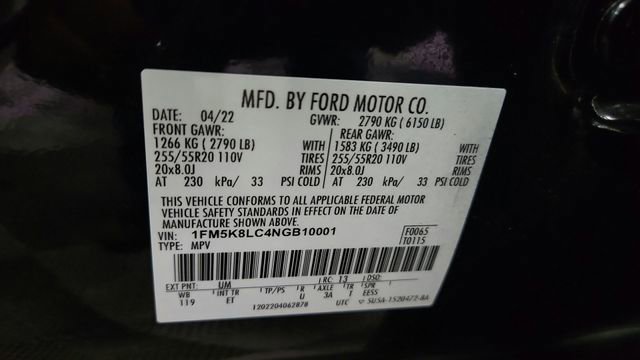 Used 2022 Ford Explorer King Ranch w/ Premium Technology Package AWD/4WD image 25