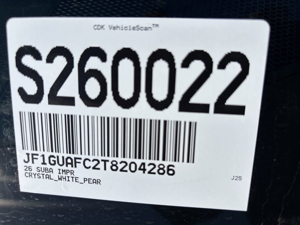 New 2026 Subaru Impreza 2.0i Sport image 5