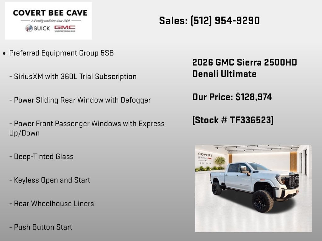 New 2026 GMC Sierra 2500 Denali Ultimate AWD/4WD image 7
