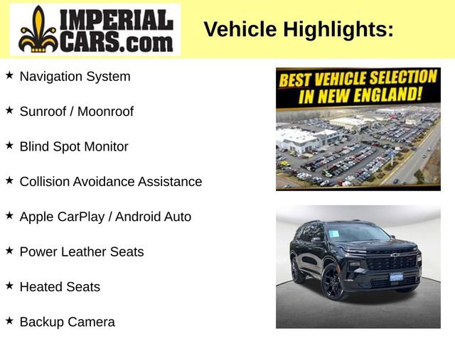 Used 2025 Chevrolet Traverse RS w/ LPO, Floor Liner Package AWD/4WD image 7