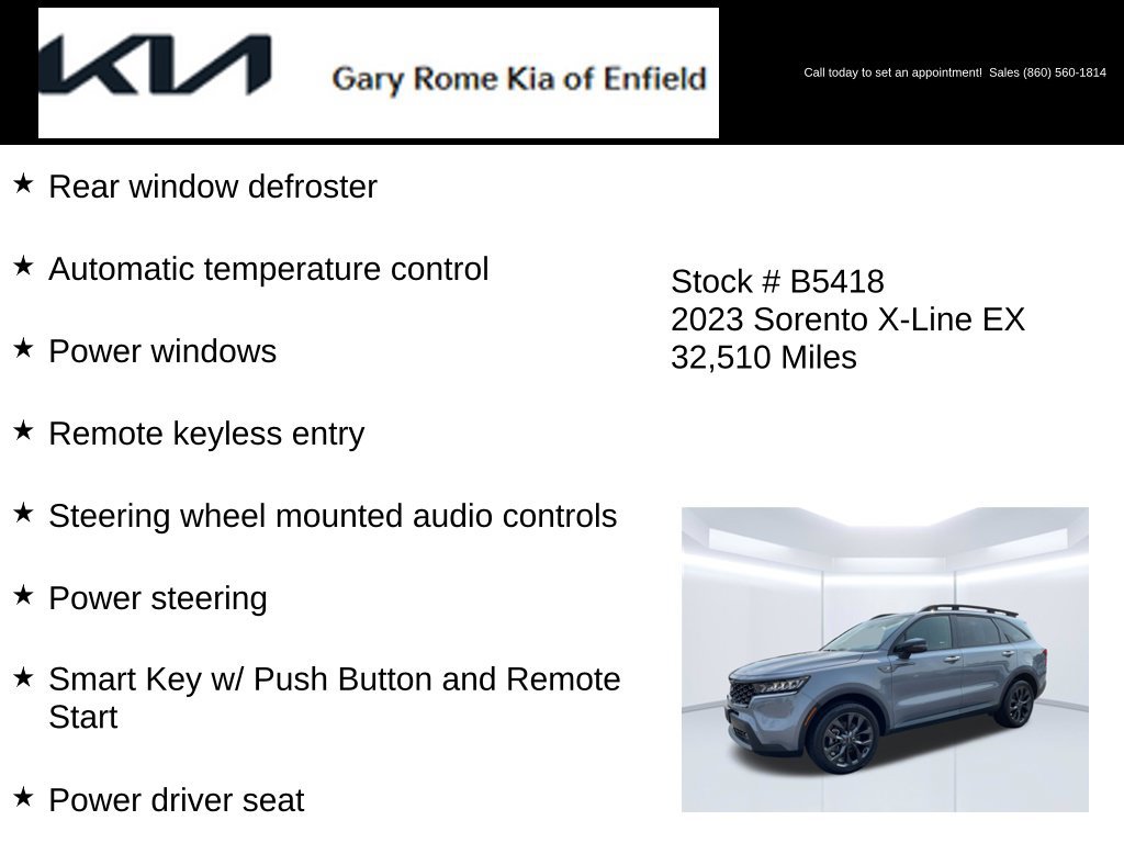 Used 2023 Kia Sorento X-Line EX AWD/4WD image 20