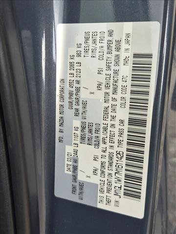 Used 2021 MAZDA MAZDA6 Carbon Edition FWD image 16