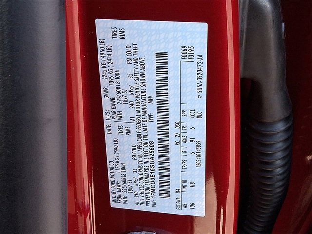 New 2025 Ford Escape SE image 10