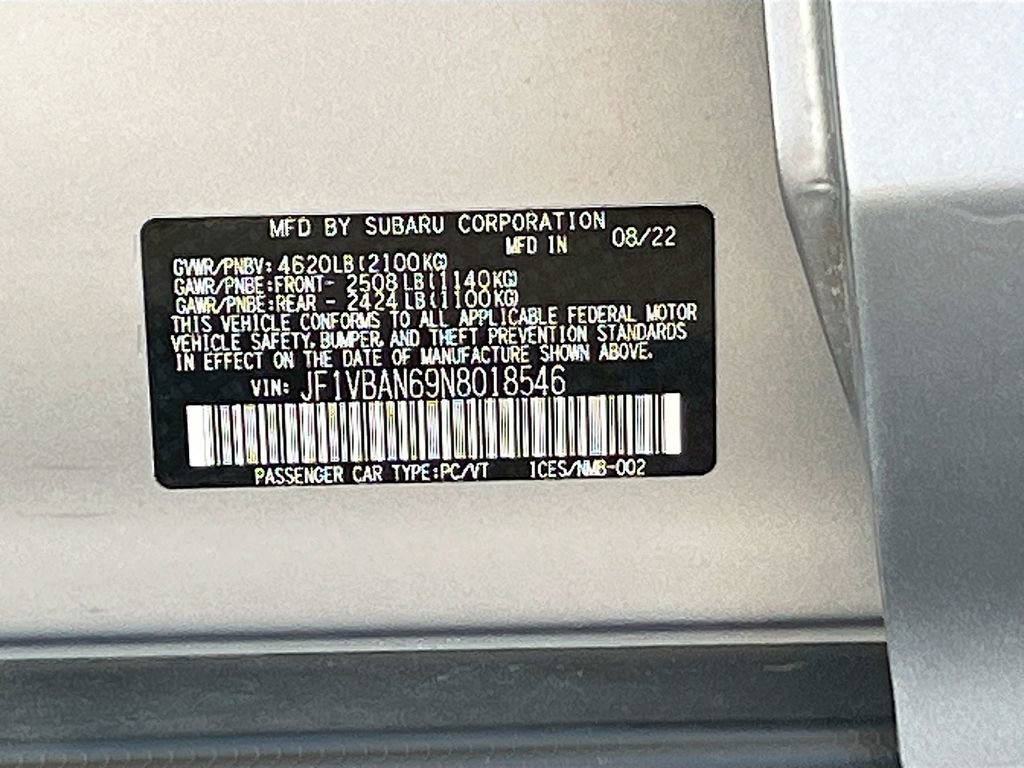 Used 2022 Subaru WRX Limited image 34