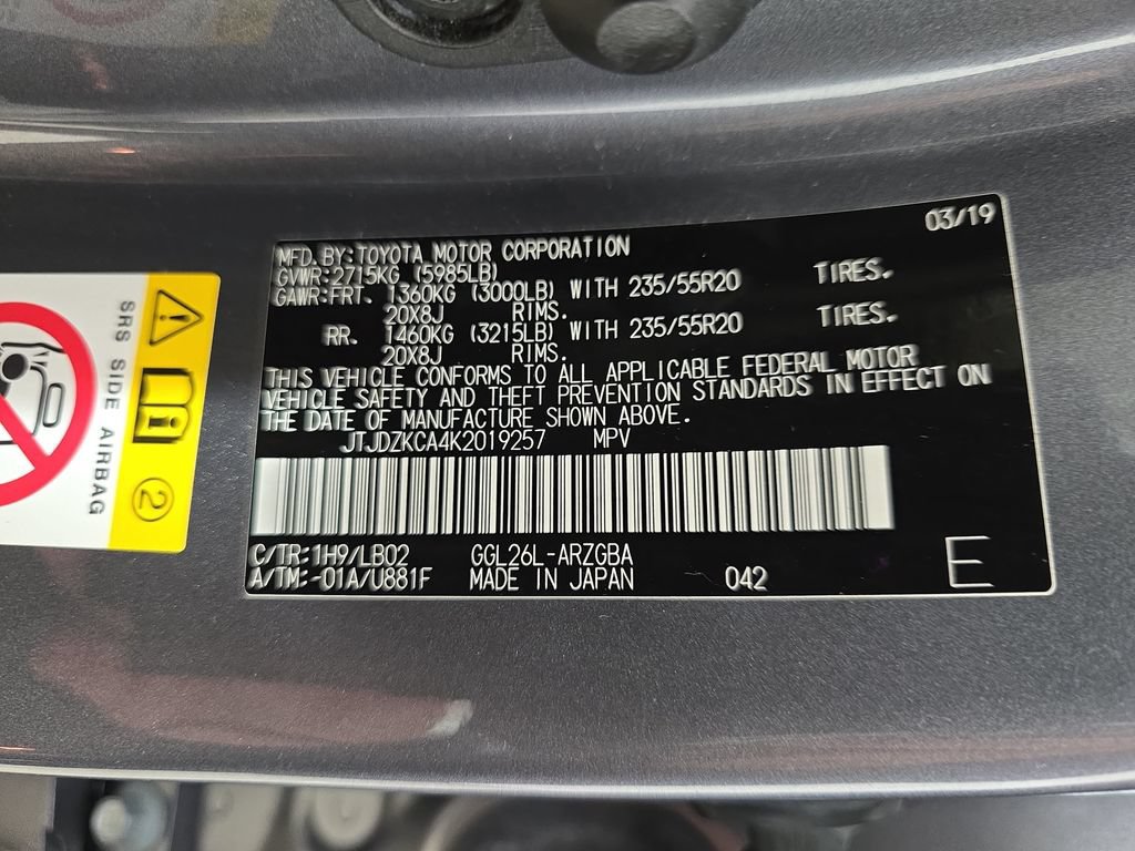Used 2019 Lexus RX 350L AWD image 35