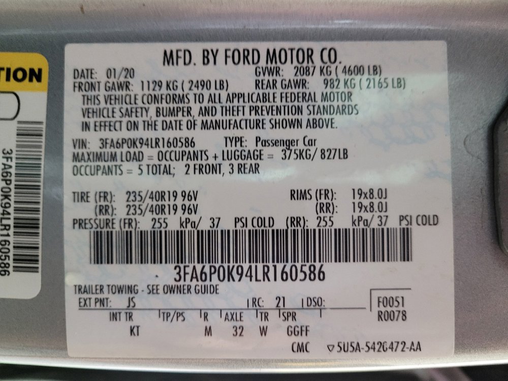 Used 2020 Ford Fusion Titanium FWD image 33