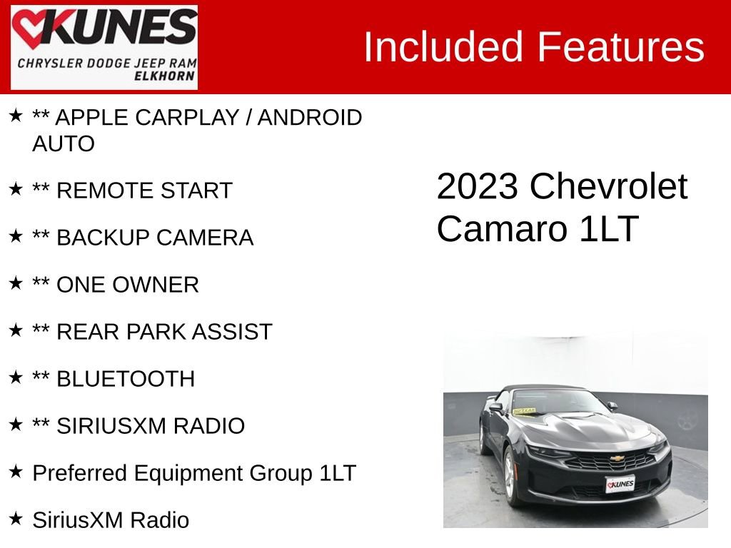 Used 2023 Chevrolet Camaro LT image 3