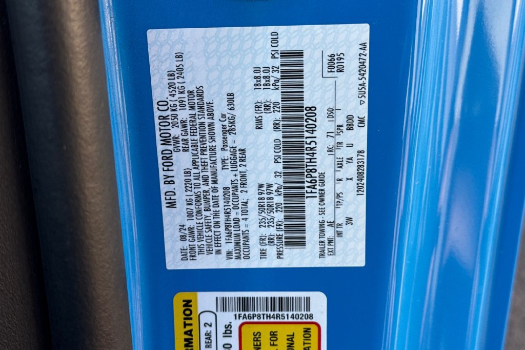 Used 2024 Ford Mustang Premium RWD image 32
