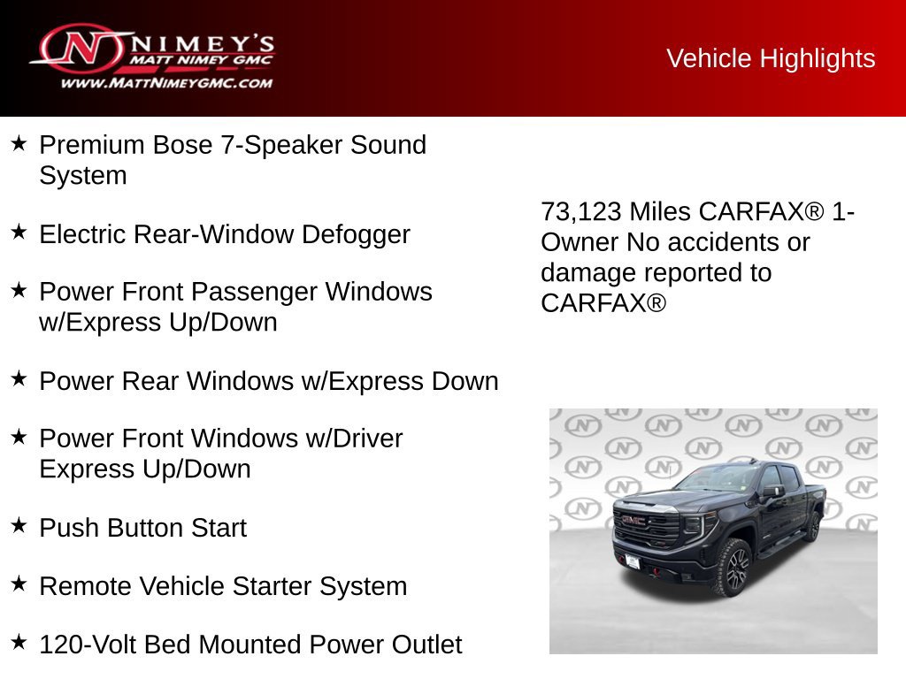 Certified 2023 GMC Sierra 1500 AT4 w/ Technology Package AWD/4WD image 11