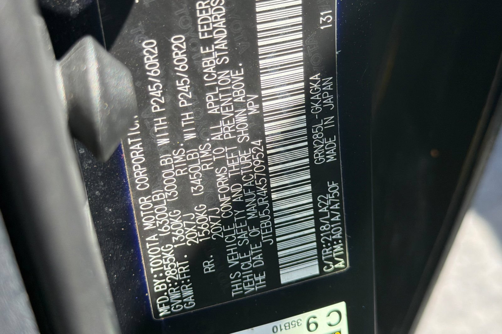 Used 2019 Toyota 4Runner Limited AWD/4WD image 43