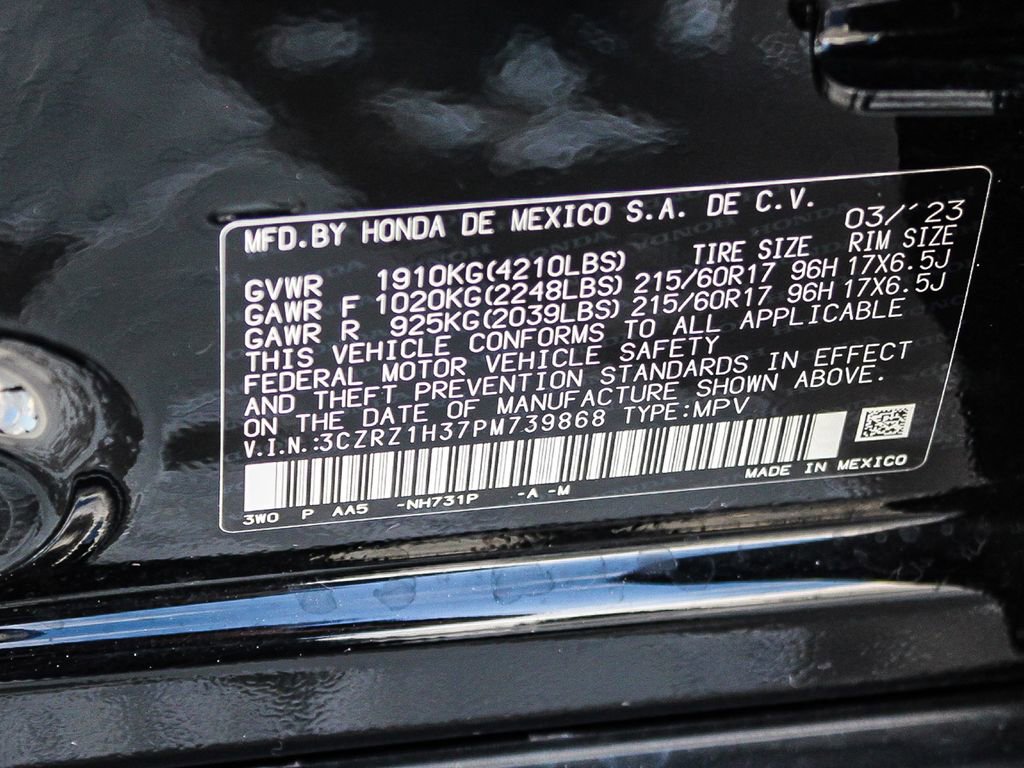 Certified 2023 Honda HR-V LX image 29