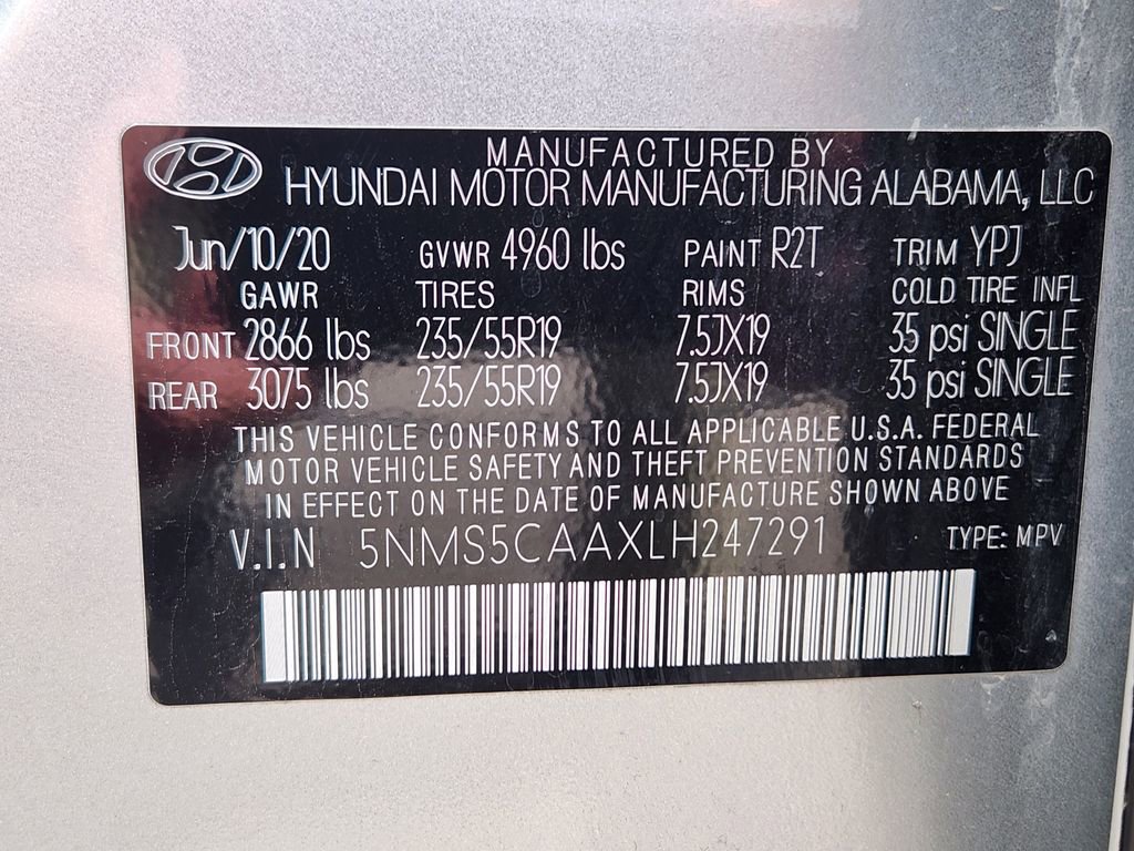 Used 2020 Hyundai Santa Fe Limited AWD/4WD image 29