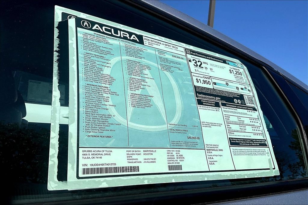 New 2026 Acura Integra A-Spec FWD image 43